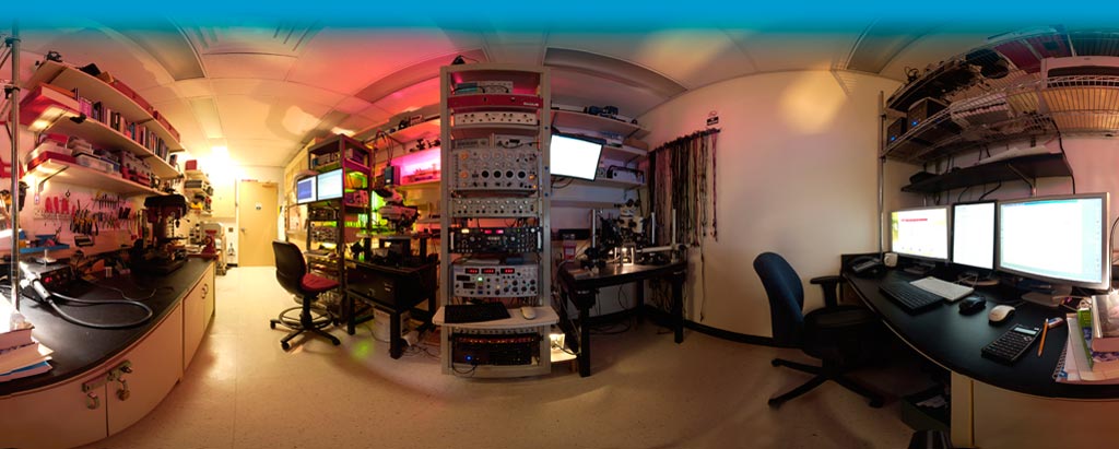 panoramic view of lab